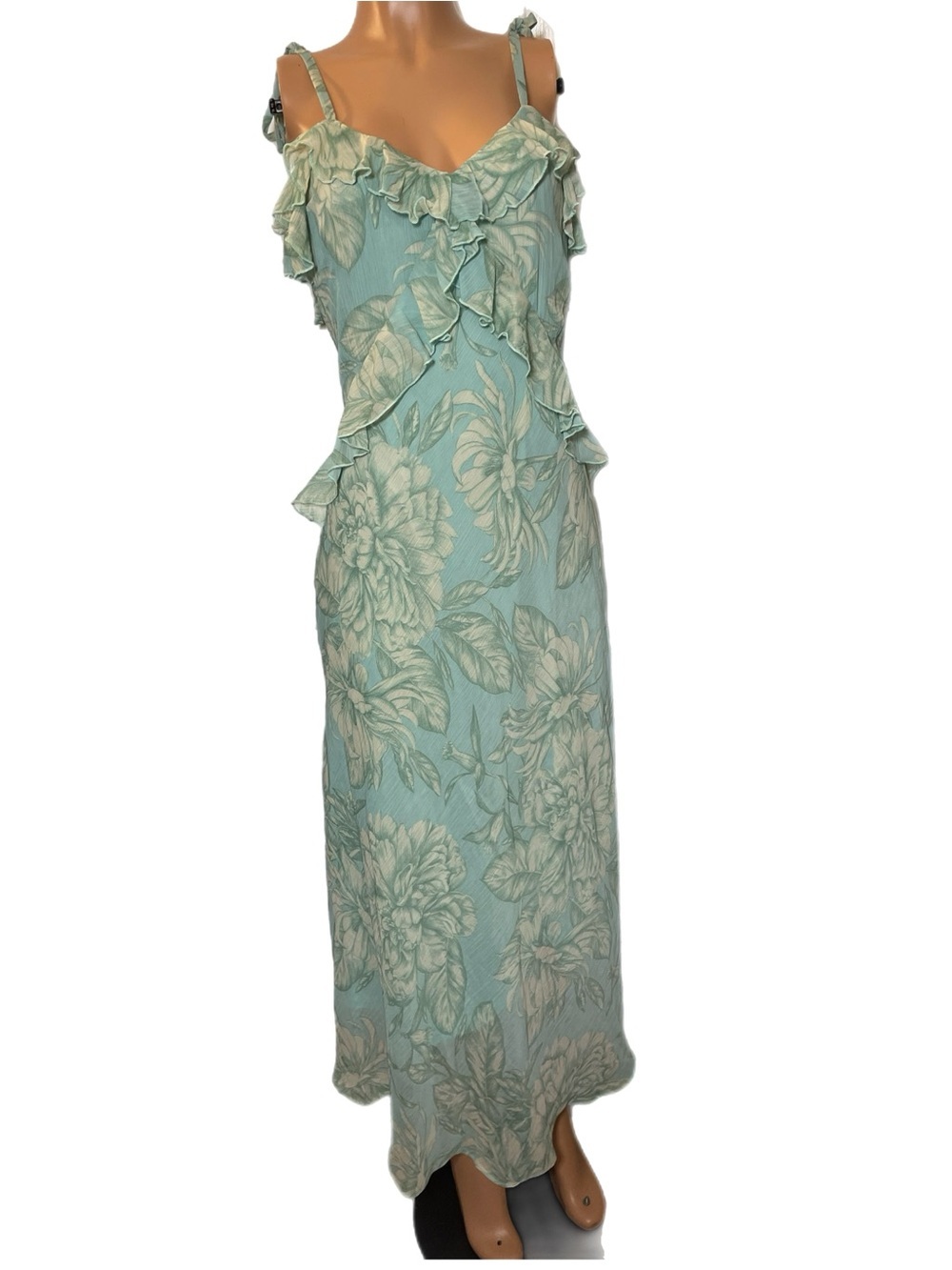 Taylor Floral Ruffle Midi Dress Fairy Core - Picture 3 of 8